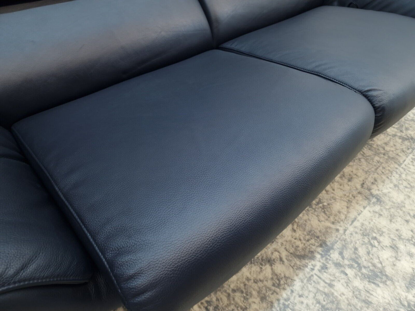 De Sede DS 2000 Ledersofa dunkelblau Designersofa Echtledersofa Couch Funktion-De Sede DS 2000-JSFurniture