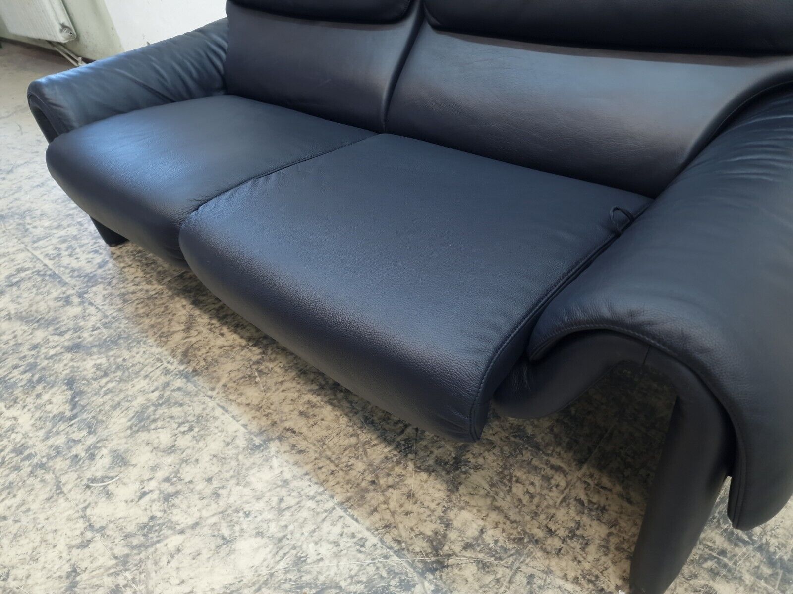 De Sede DS 2000 Ledersofa dunkelblau Designersofa Echtledersofa Couch Funktion-De Sede DS 2000-JSFurniture
