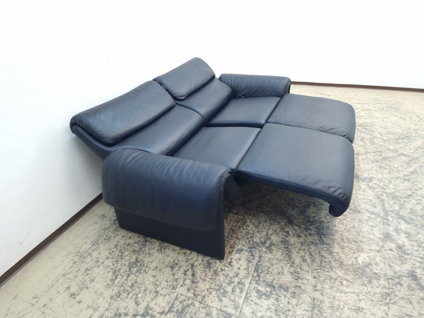 De Sede DS 2000 Ledersofa dunkelblau Designersofa Echtledersofa Couch Funktion-De Sede DS 2000-JSFurniture