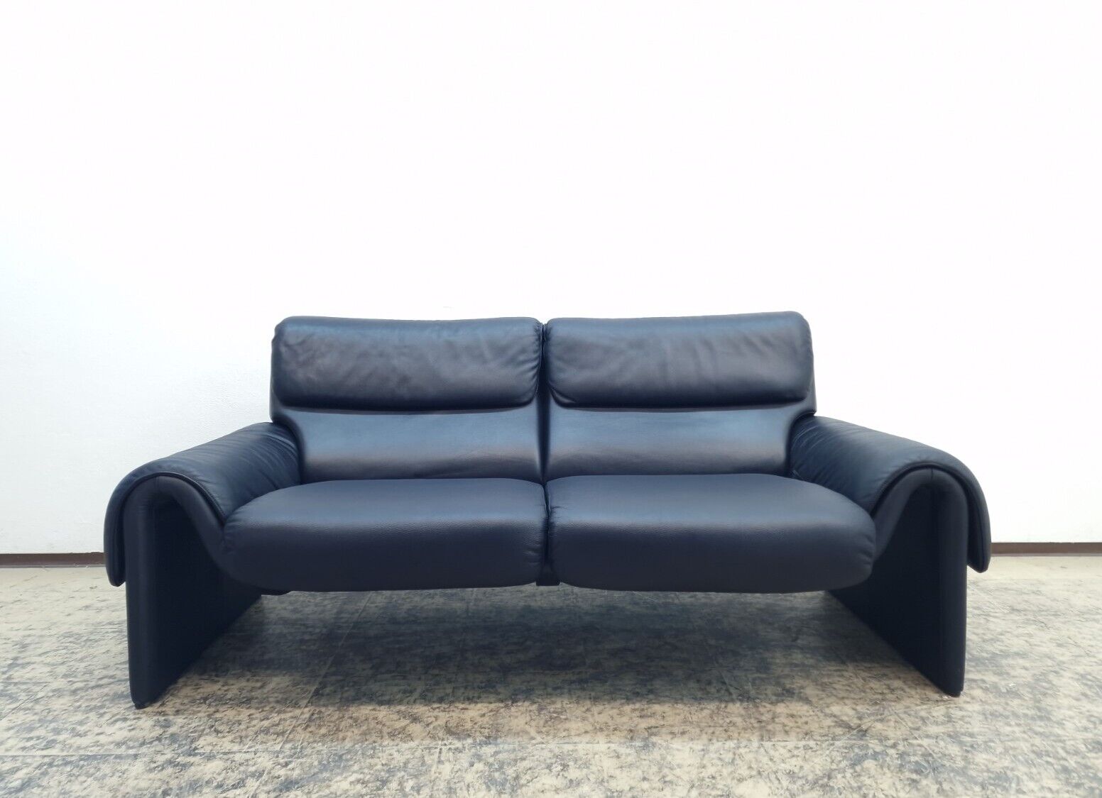 De Sede DS 2000 Ledersofa dunkelblau Designersofa Echtledersofa Couch Funktion-De Sede DS 2000-JSFurniture