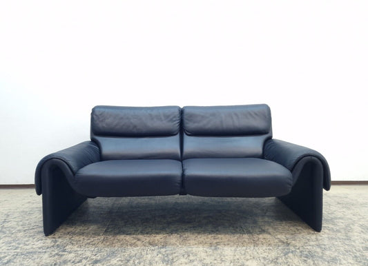 De Sede DS 2000 Ledersofa dunkelblau Designersofa Echtledersofa Couch Funktion-De Sede DS 2000-JSFurniture