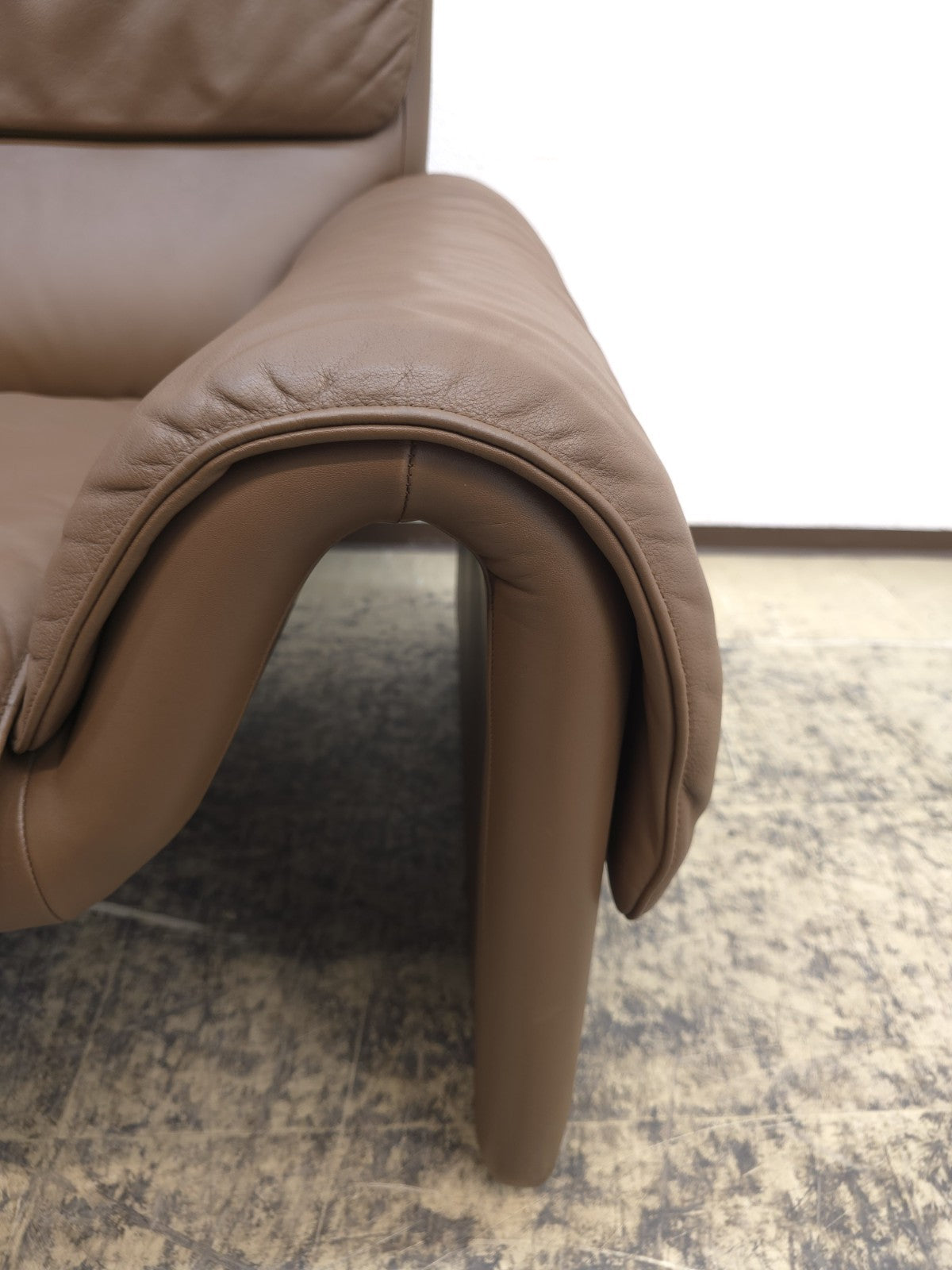 De Sede DS-2011 Braun Garnitur Designersofa Ledersofa Couch Lederhocker-De Sede-JSFurniture