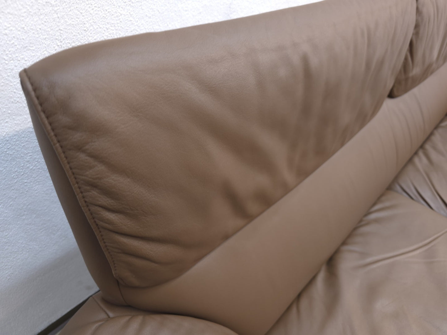 De Sede DS-2011 Braun Garnitur Designersofa Ledersofa Couch Lederhocker-De Sede-JSFurniture