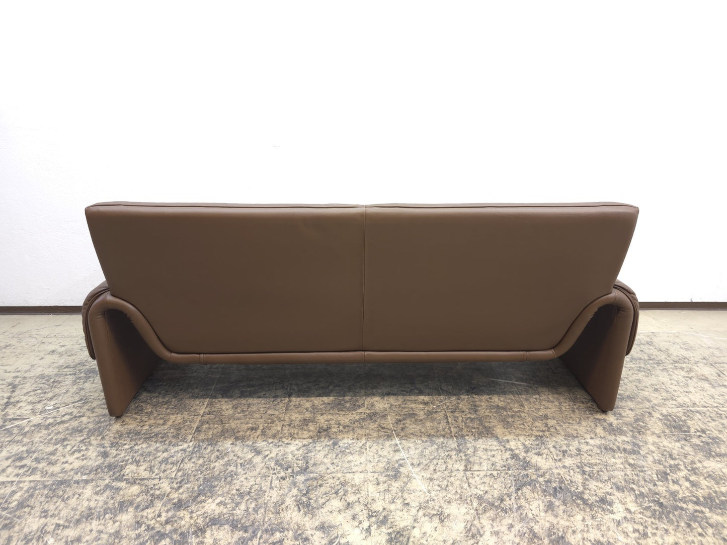 De Sede DS-2011 Braun Garnitur Designersofa Ledersofa Couch Lederhocker-De Sede-JSFurniture