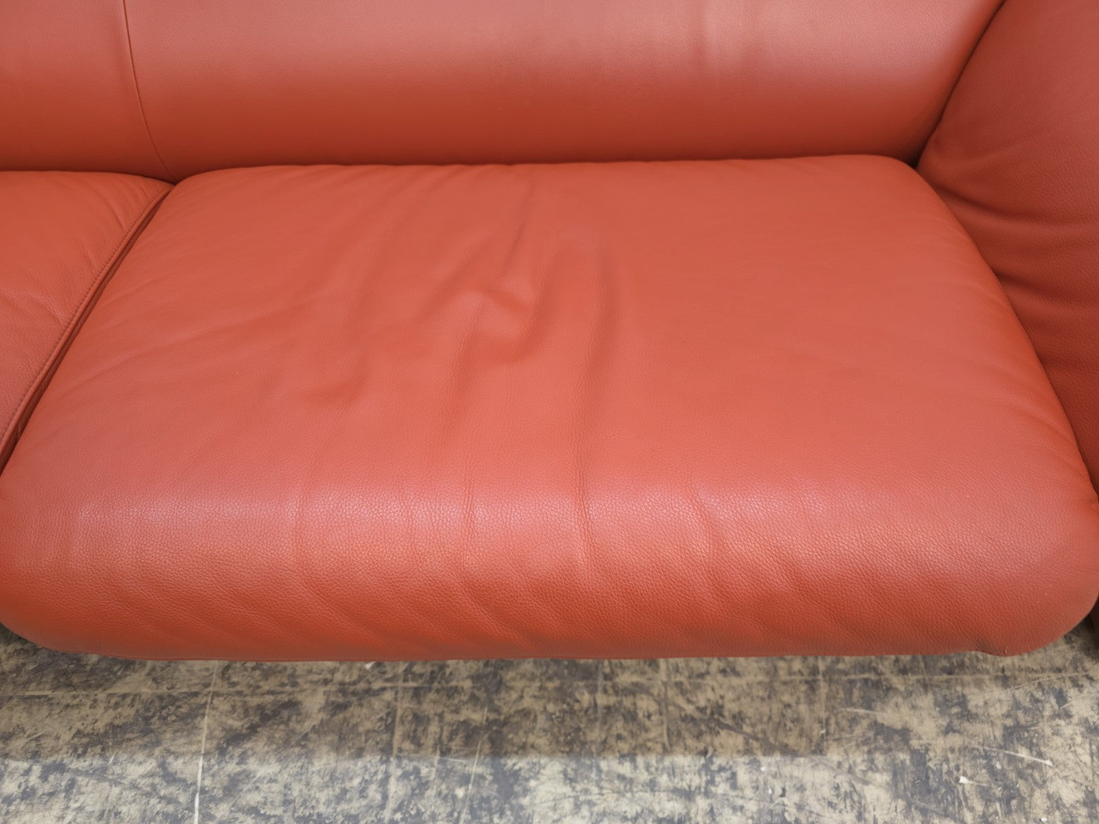 De Sede DS-2011 Dreisitzer Designersofa Lachsfarbe-De Sede-JSFurniture