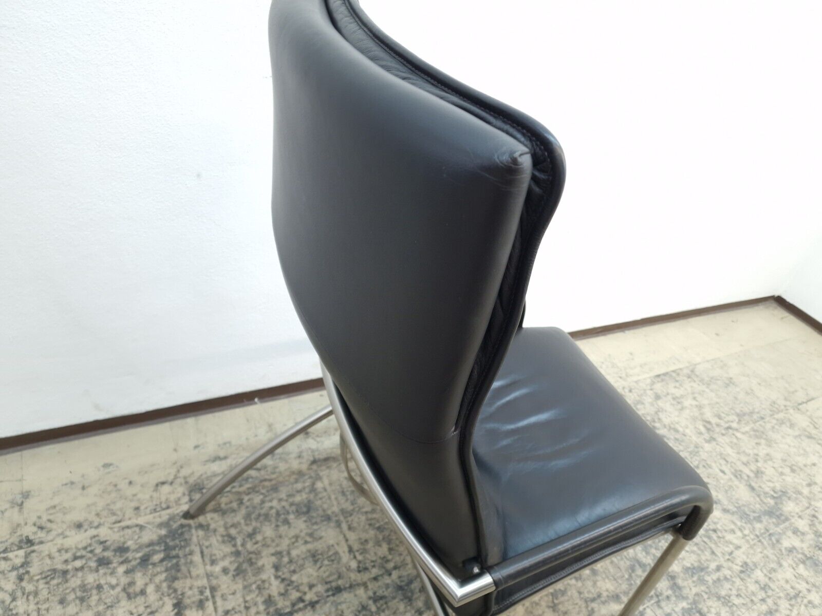 De Sede DS 270 Echtleder Sessel dunkelbraun inkl. Hocker Designersessel Chair-De Sede-JSFurniture