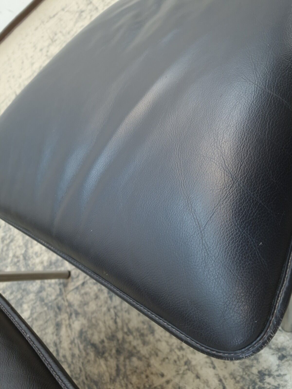 De Sede DS 270 Echtleder Sessel dunkelbraun inkl. Hocker Designersessel Chair-De Sede-JSFurniture
