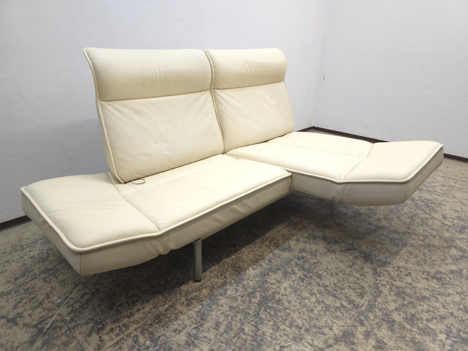 De Sede DS-450 Ledersofa Creme Funktionssofa Designer Sofa-De Sede-JSFurniture