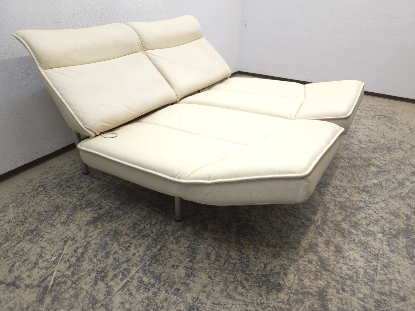 De Sede DS-450 Ledersofa Creme Funktionssofa Designer Sofa-De Sede-JSFurniture