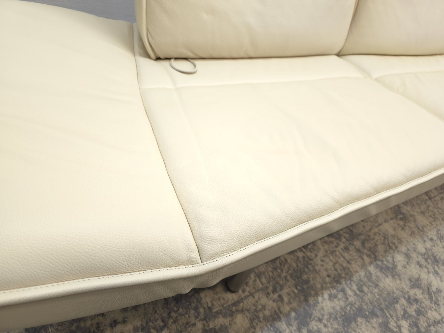 De Sede DS-450 Ledersofa Creme Funktionssofa Designer Sofa-De Sede-JSFurniture
