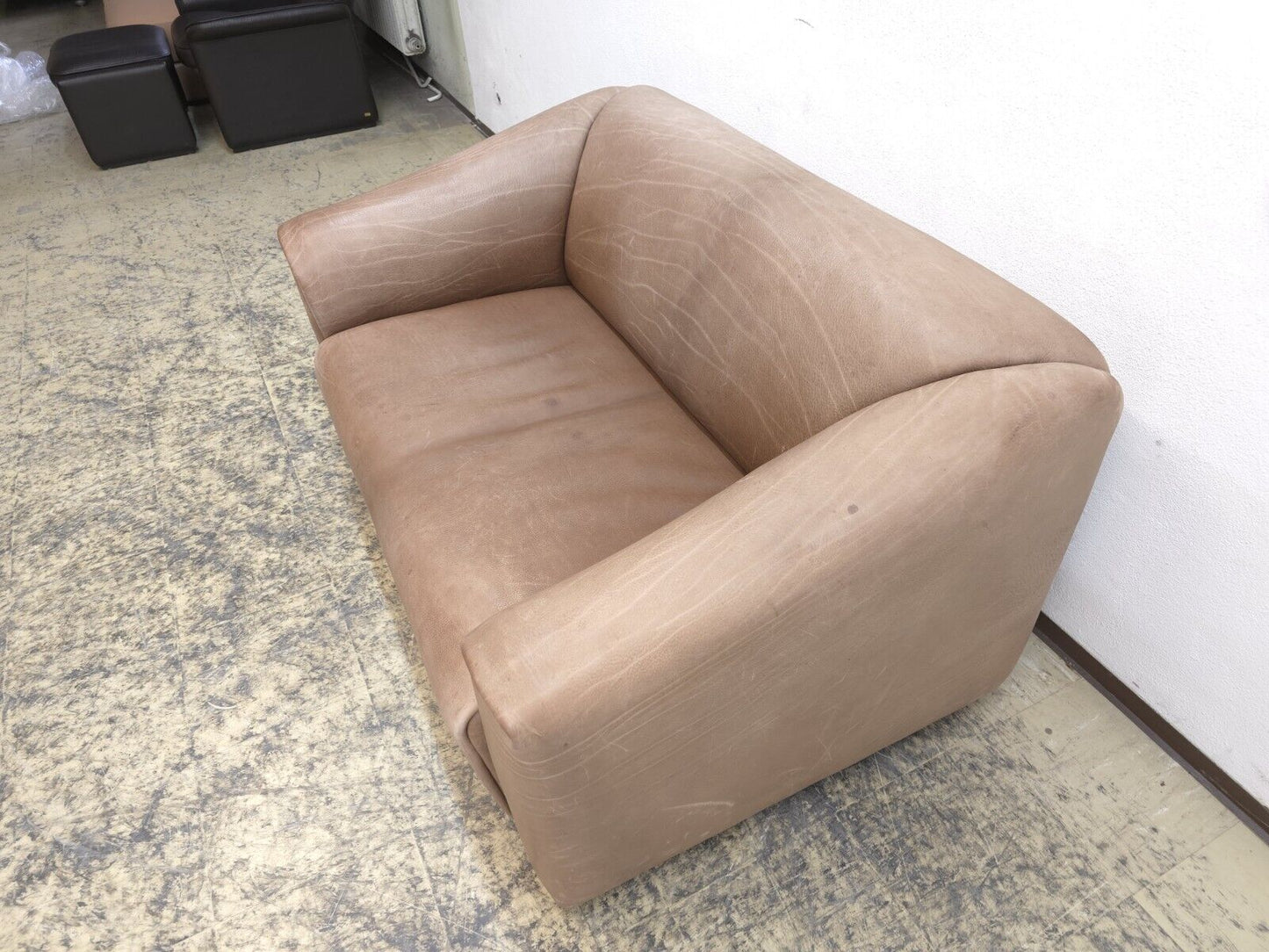 De Sede DS-47 Zweisitzer Leder Braun-De Sede-JSFurniture