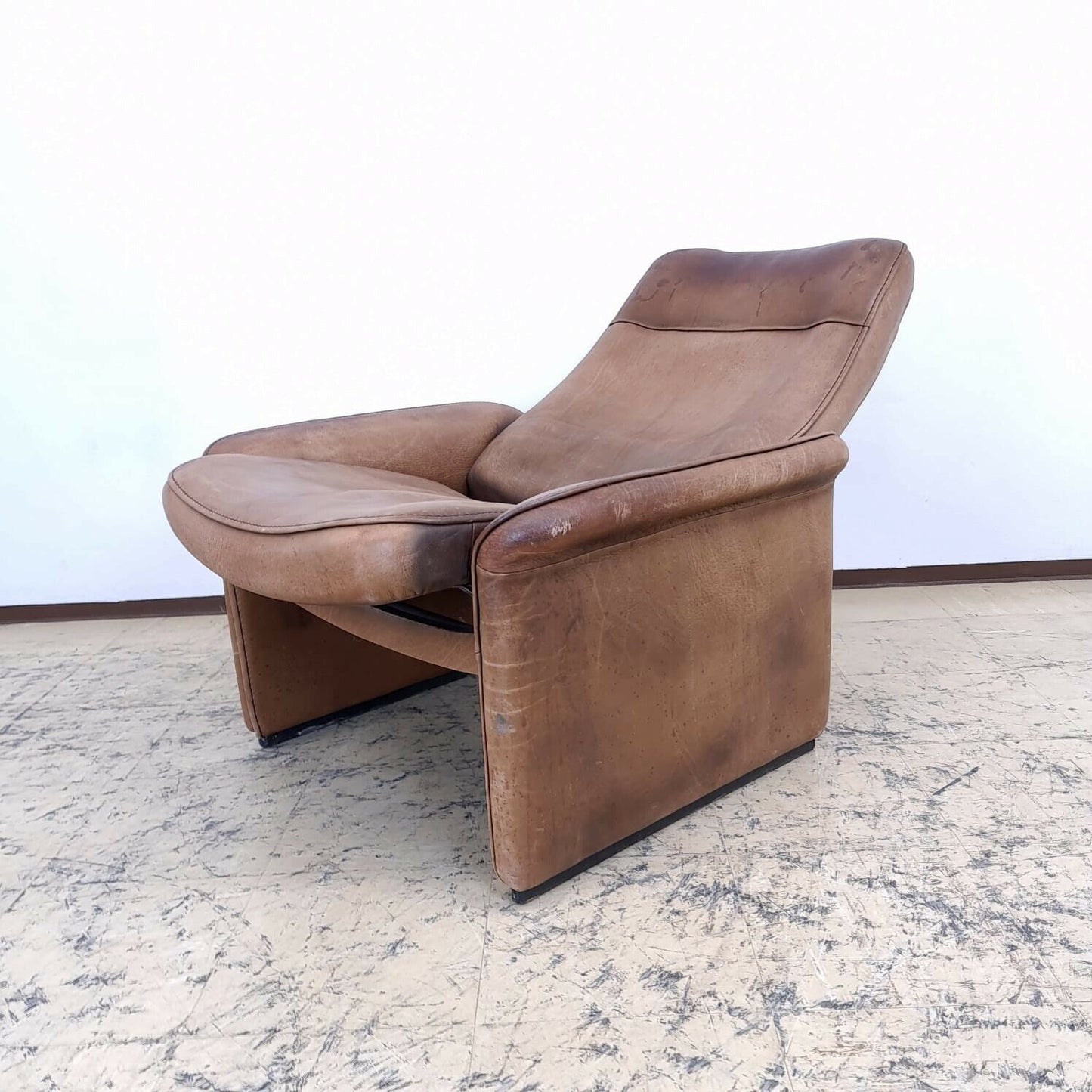 De Sede DS 50 Echtledersessel in cognac Relaxfunktion Funktion #13418-de Sede-JSFurniture