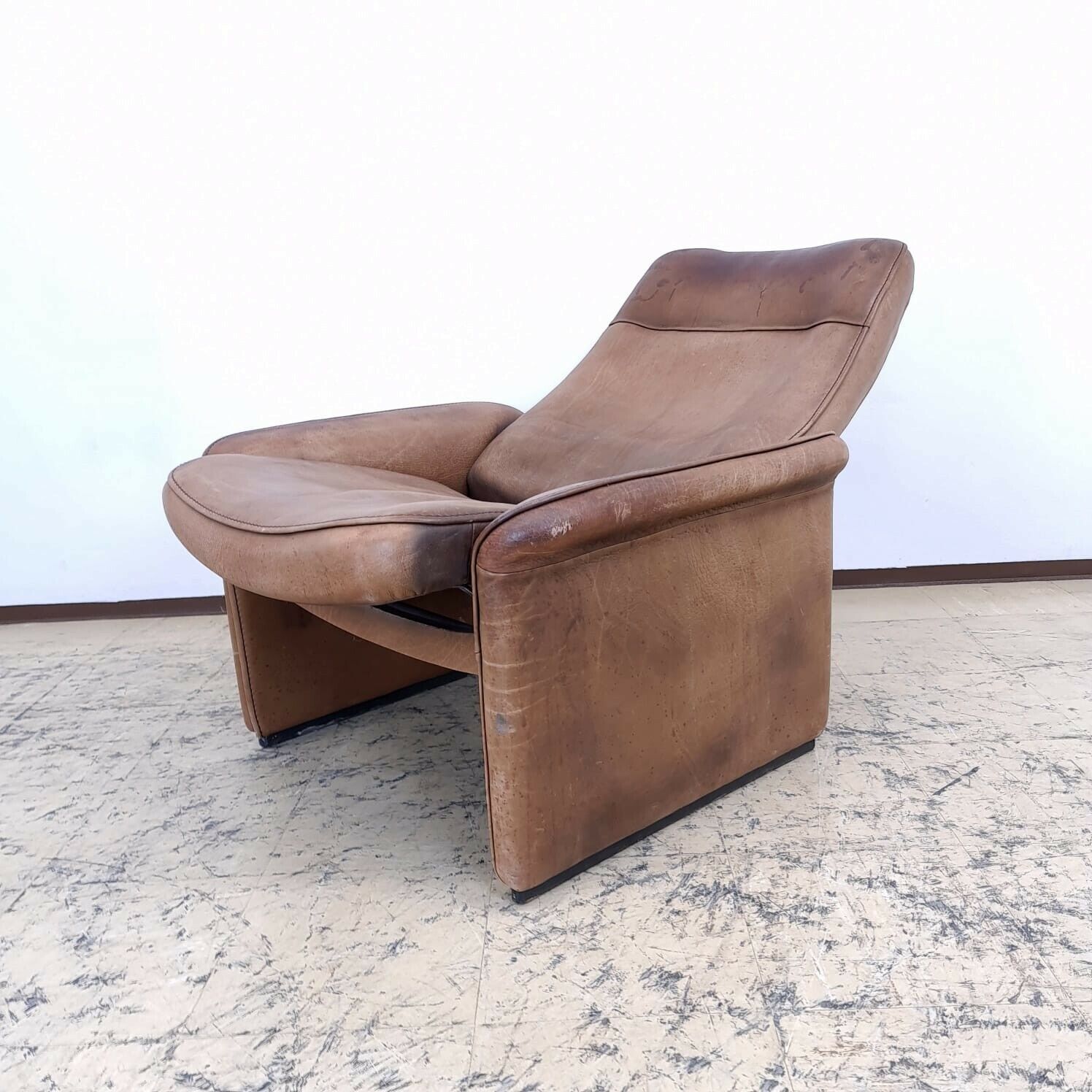 De Sede DS 50 Echtledersessel in cognac Relaxfunktion Funktion #13418-de Sede-JSFurniture