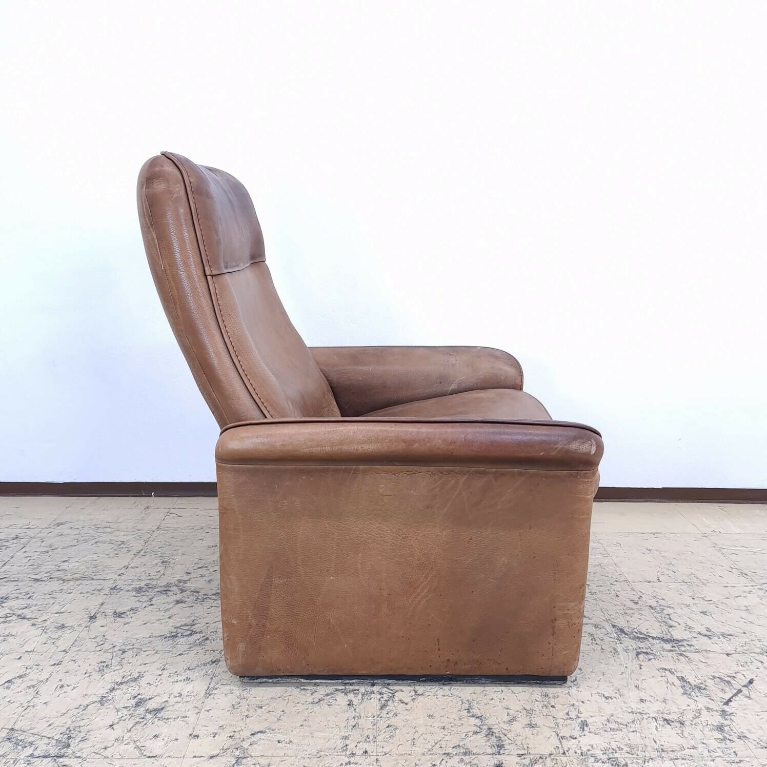 De Sede DS 50 Echtledersessel in cognac Relaxfunktion Funktion #13418-de Sede-JSFurniture