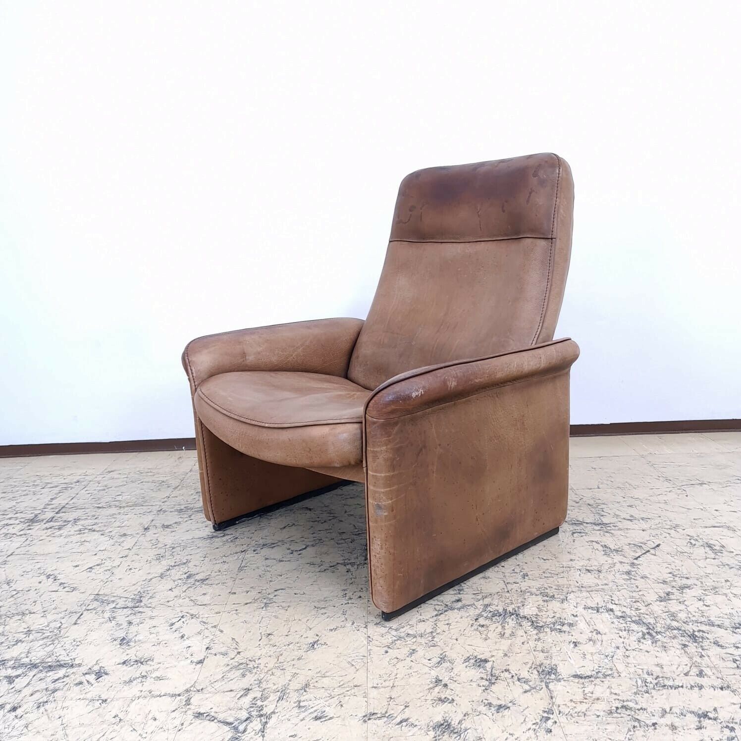 De Sede DS 50 Echtledersessel in cognac Relaxfunktion Funktion #13418-de Sede-JSFurniture