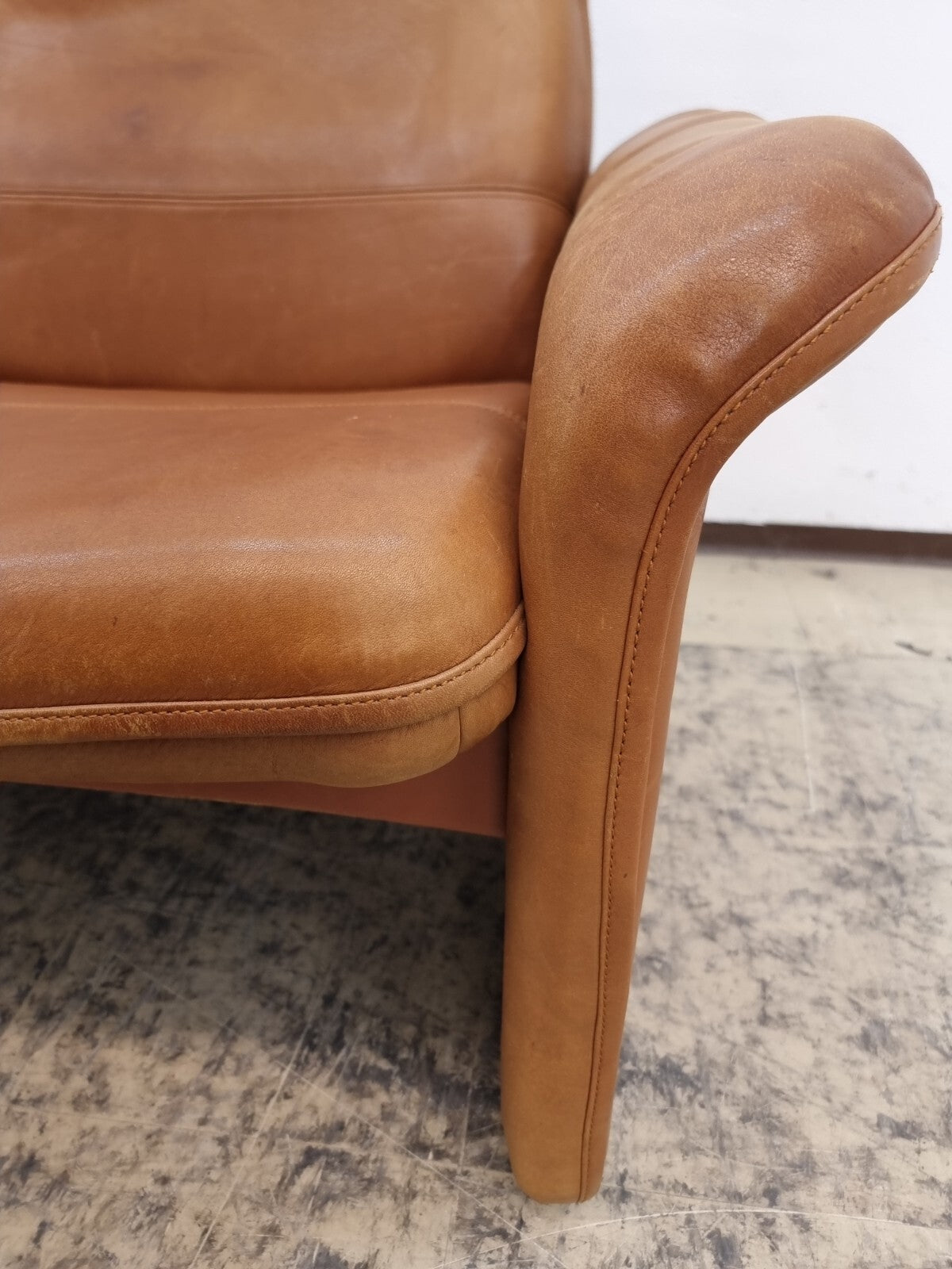 De Sede DS-50 Leder Sofa Braun 3-Sitzer Vintage Designer Schweiz-De Sede-JSFurniture