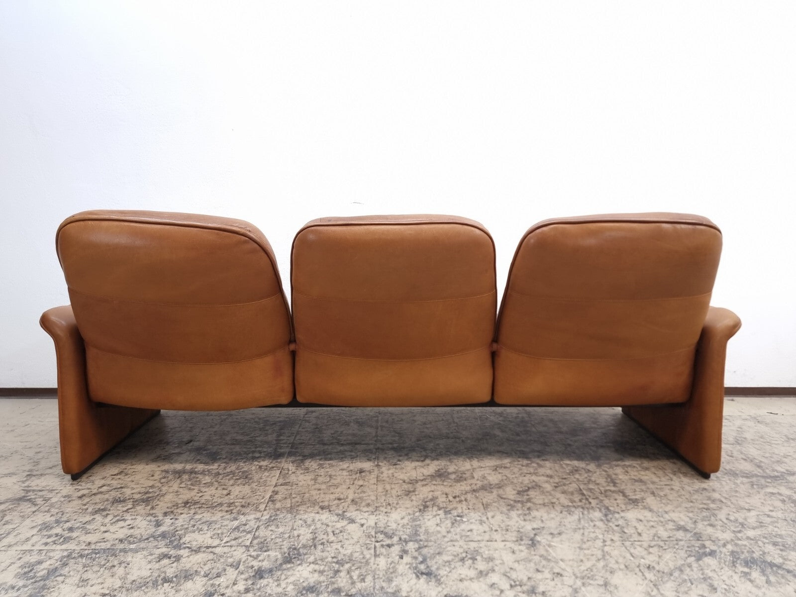 De Sede DS-50 Leder Sofa Braun 3-Sitzer Vintage Designer Schweiz-De Sede-JSFurniture