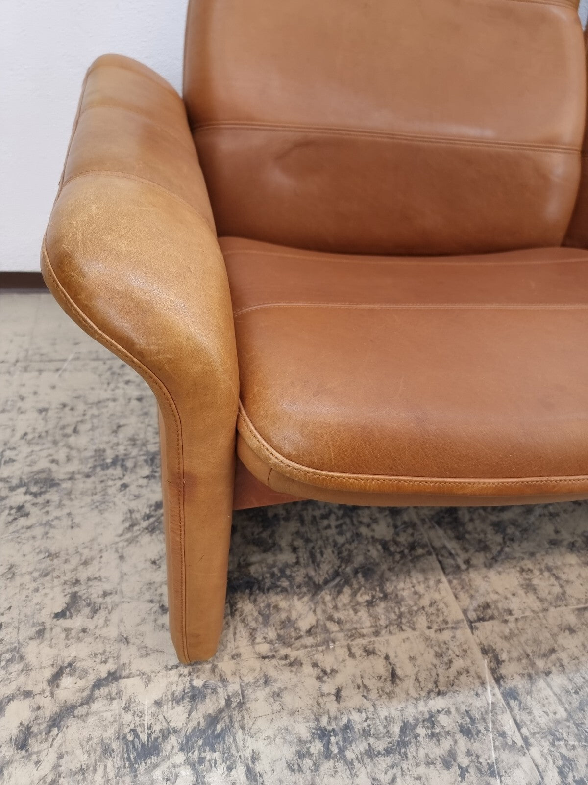 De Sede DS-50 Leder Sofa Braun 3-Sitzer Vintage Designer Schweiz-De Sede-JSFurniture