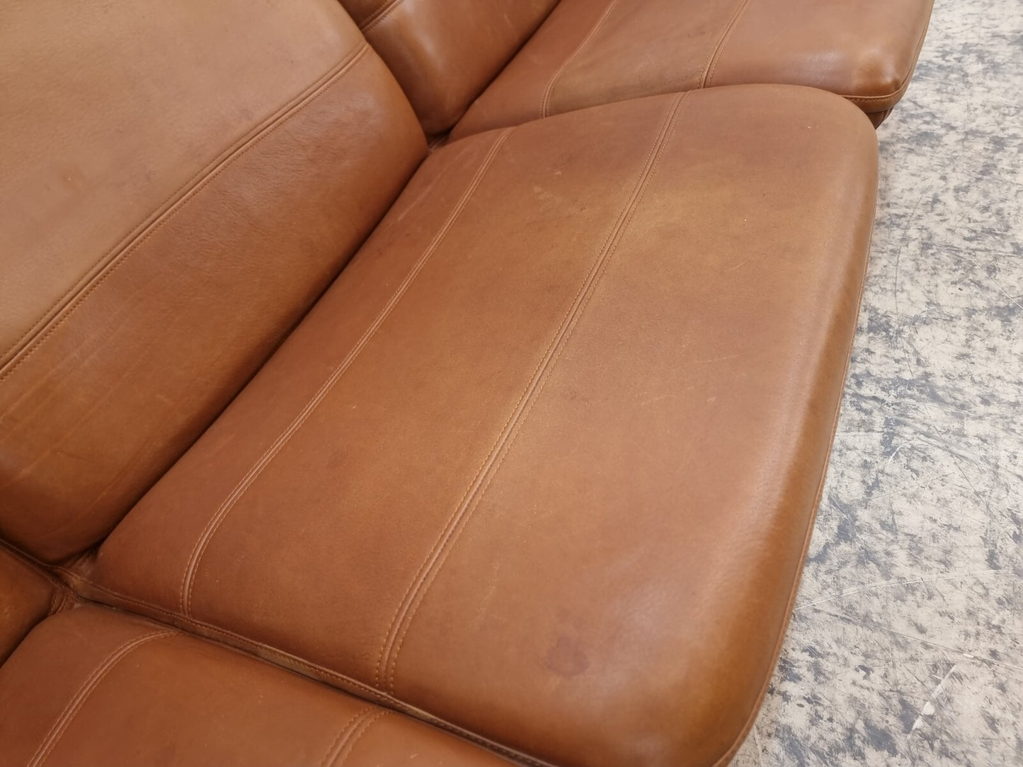 De Sede DS-50 Leder Sofa Braun 3-Sitzer Vintage Designer Schweiz-De Sede-JSFurniture