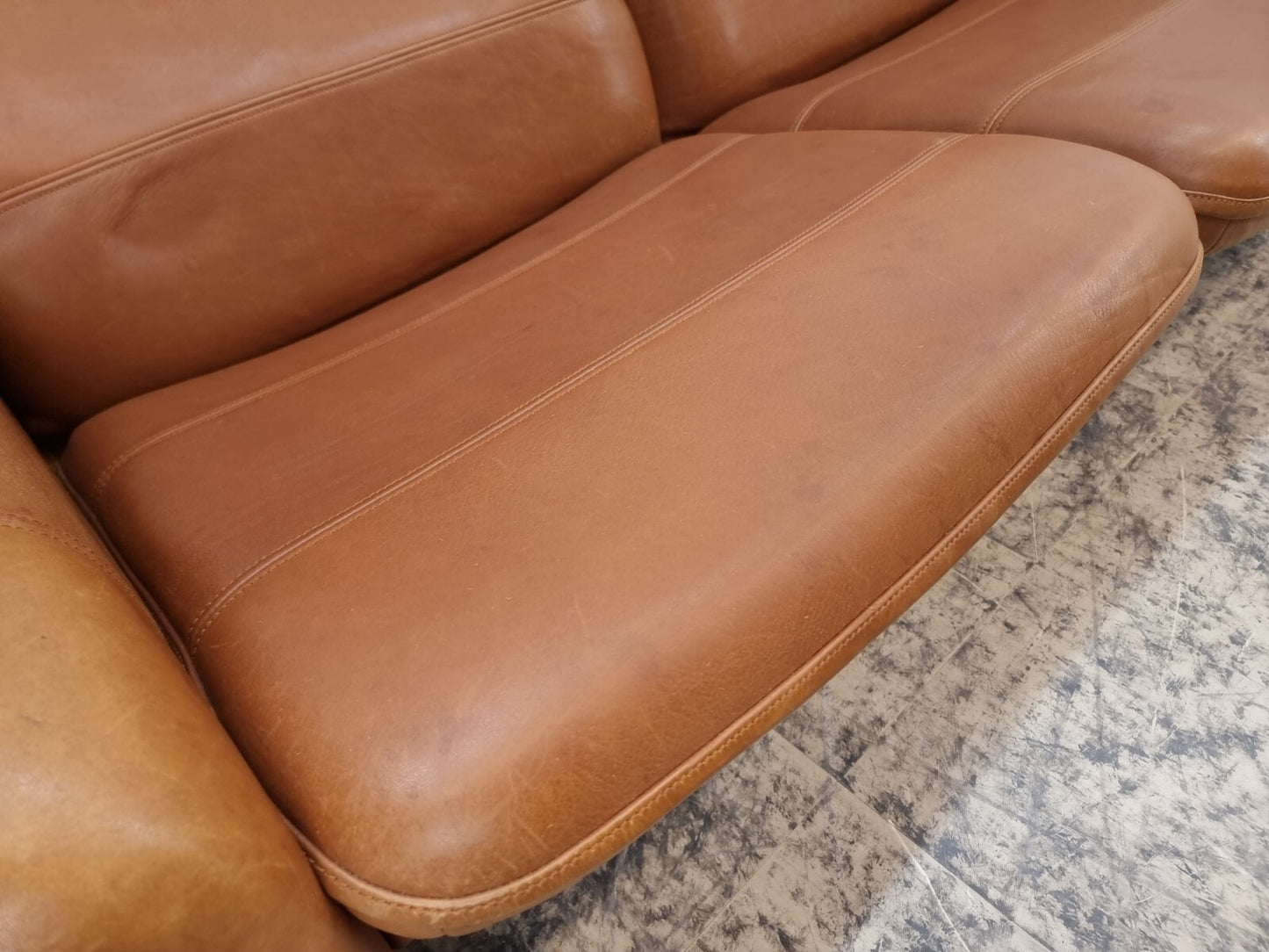 De Sede DS-50 Leder Sofa Braun 3-Sitzer Vintage Designer Schweiz-De Sede-JSFurniture