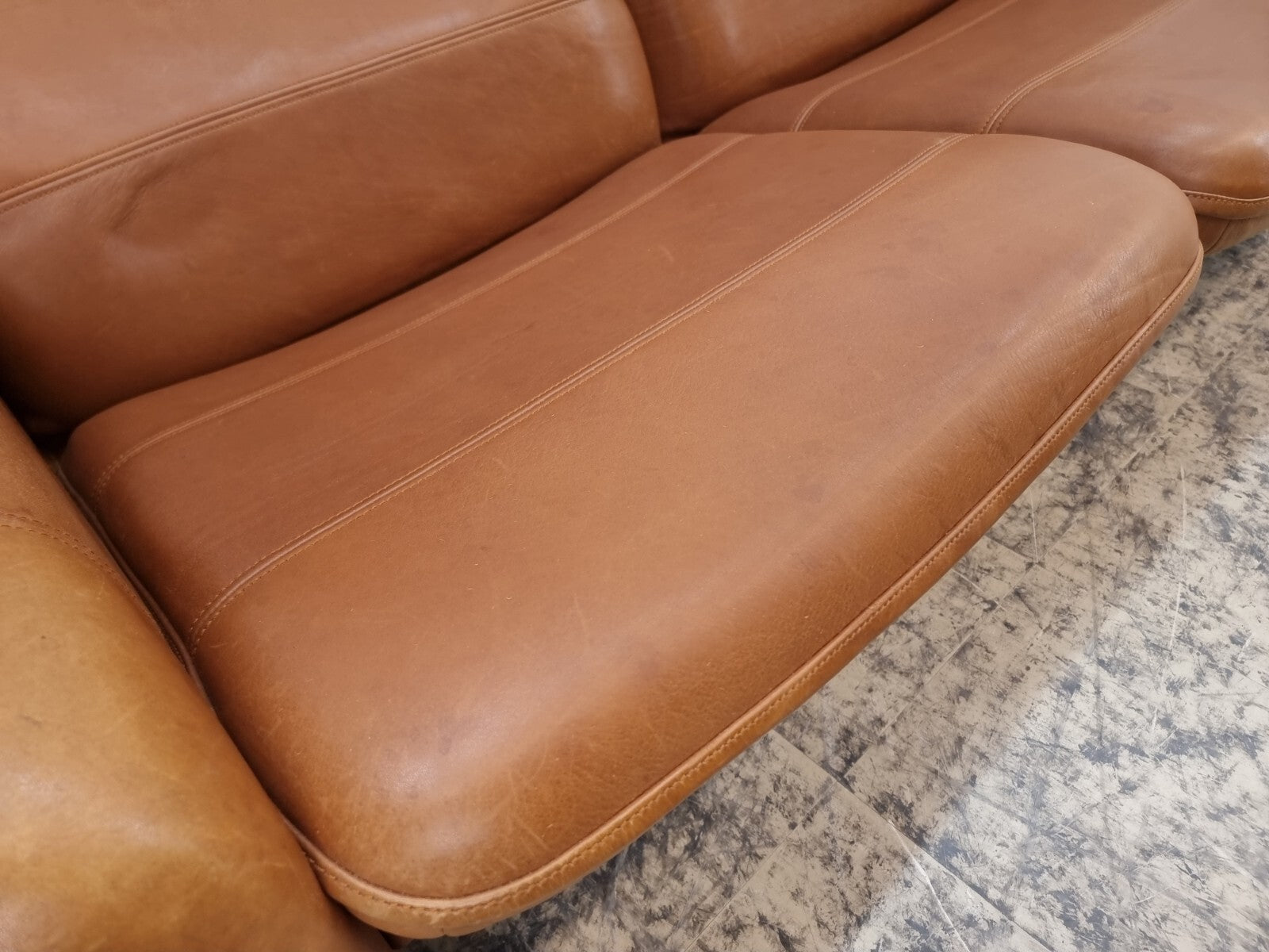 De Sede DS-50 Leder Sofa Braun 3-Sitzer Vintage Designer Schweiz-De Sede-JSFurniture