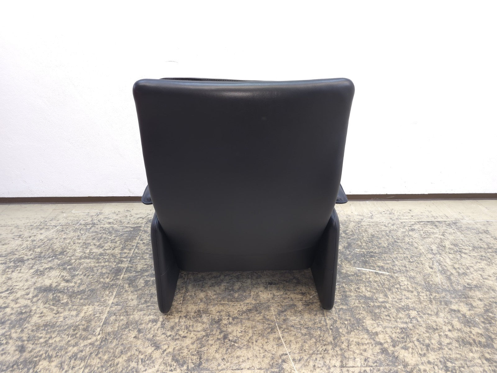 De Sede DS-61 Ledersessel mit Hocker Blau Designer Sessel-De Sede-JSFurniture