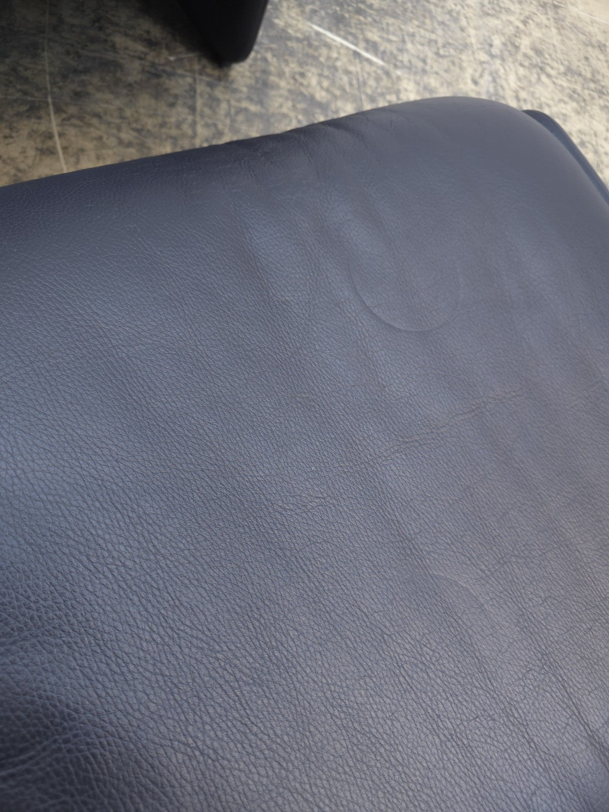 De Sede DS-61 Ledersessel mit Hocker Blau Designer Sessel-De Sede-JSFurniture