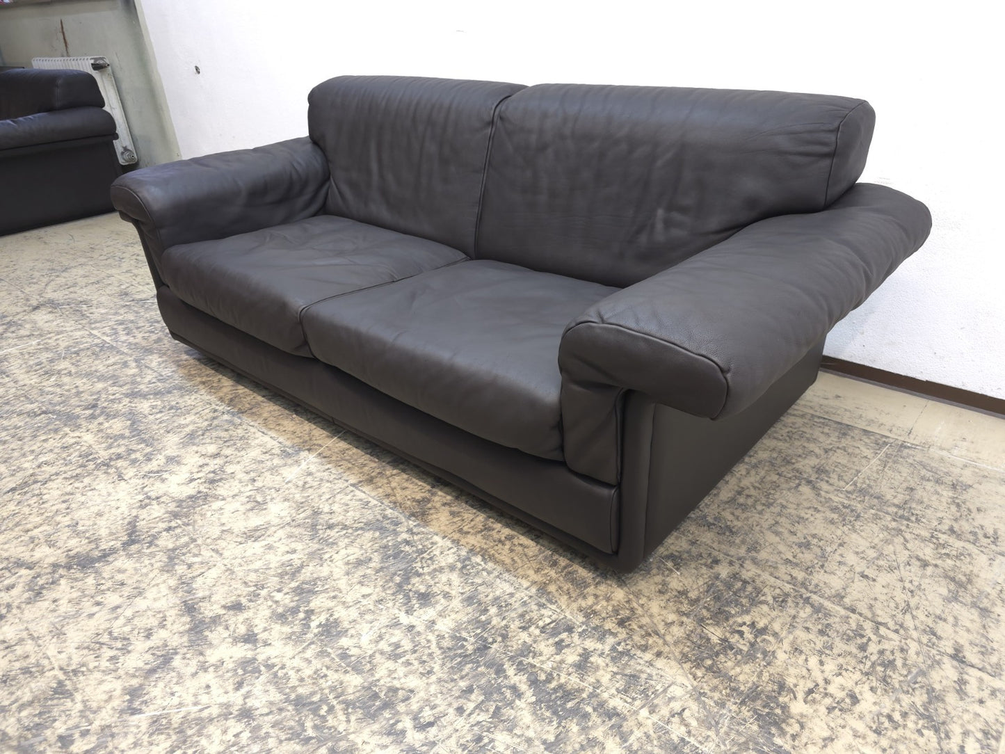 De Sede DS-68 Braun Ledersofa Couch Vintage Ledercouch-De Sede-JSFurniture
