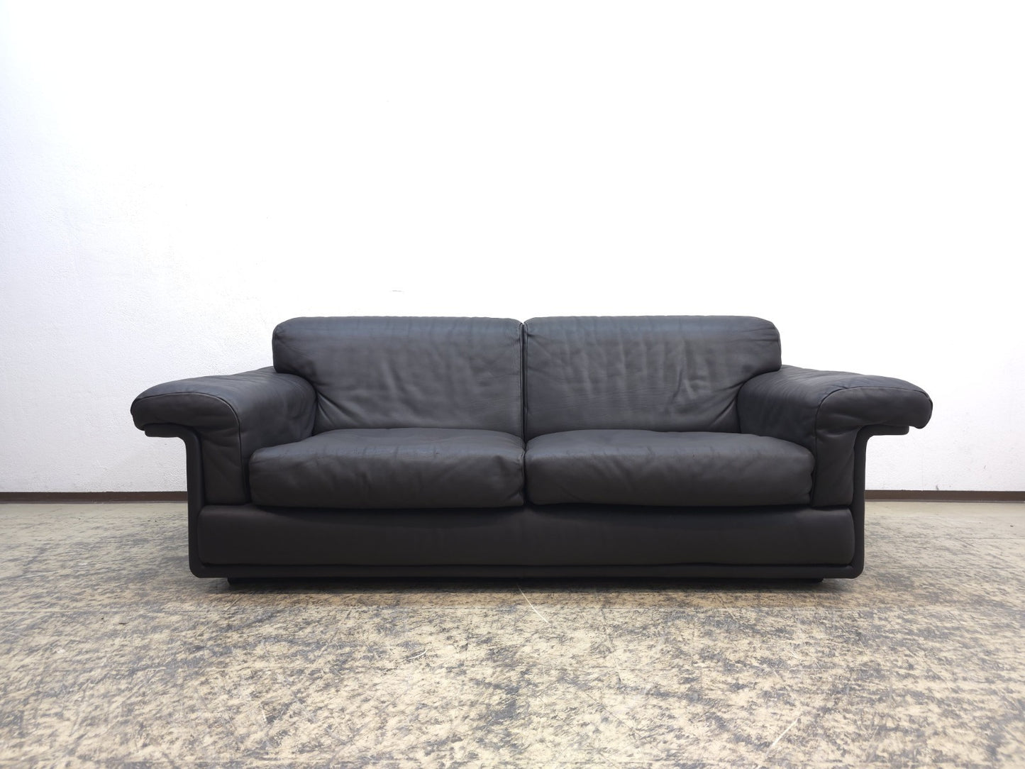 De Sede DS-68 Braun Ledersofa Couch Vintage Ledercouch-De Sede-JSFurniture