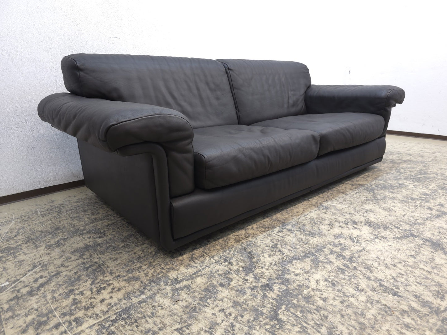 De Sede DS-68 Braun Ledersofa Couch Vintage Ledercouch-De Sede-JSFurniture