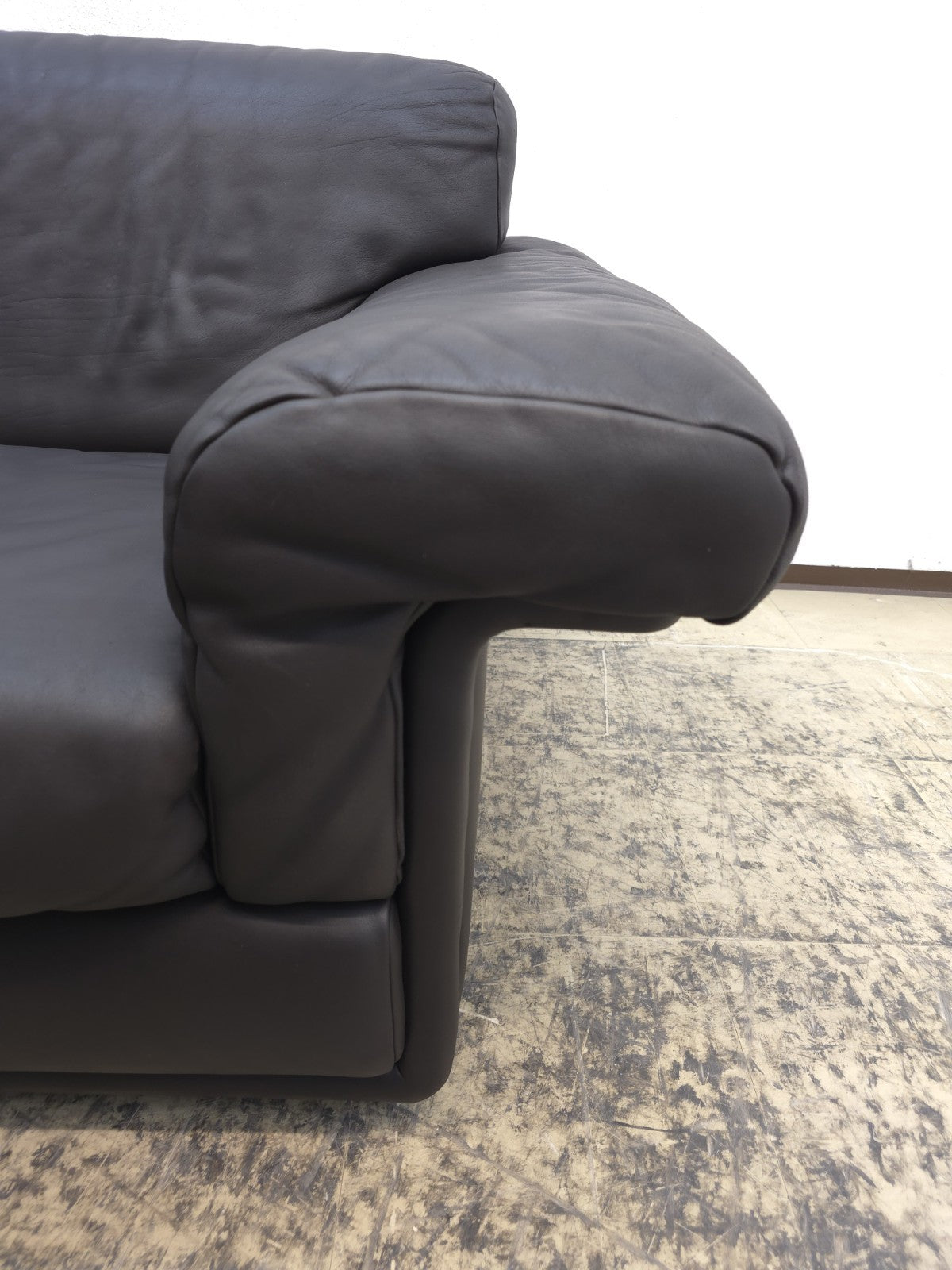 De Sede DS-68 Braun Ledersofa Couch Vintage Ledercouch-De Sede-JSFurniture