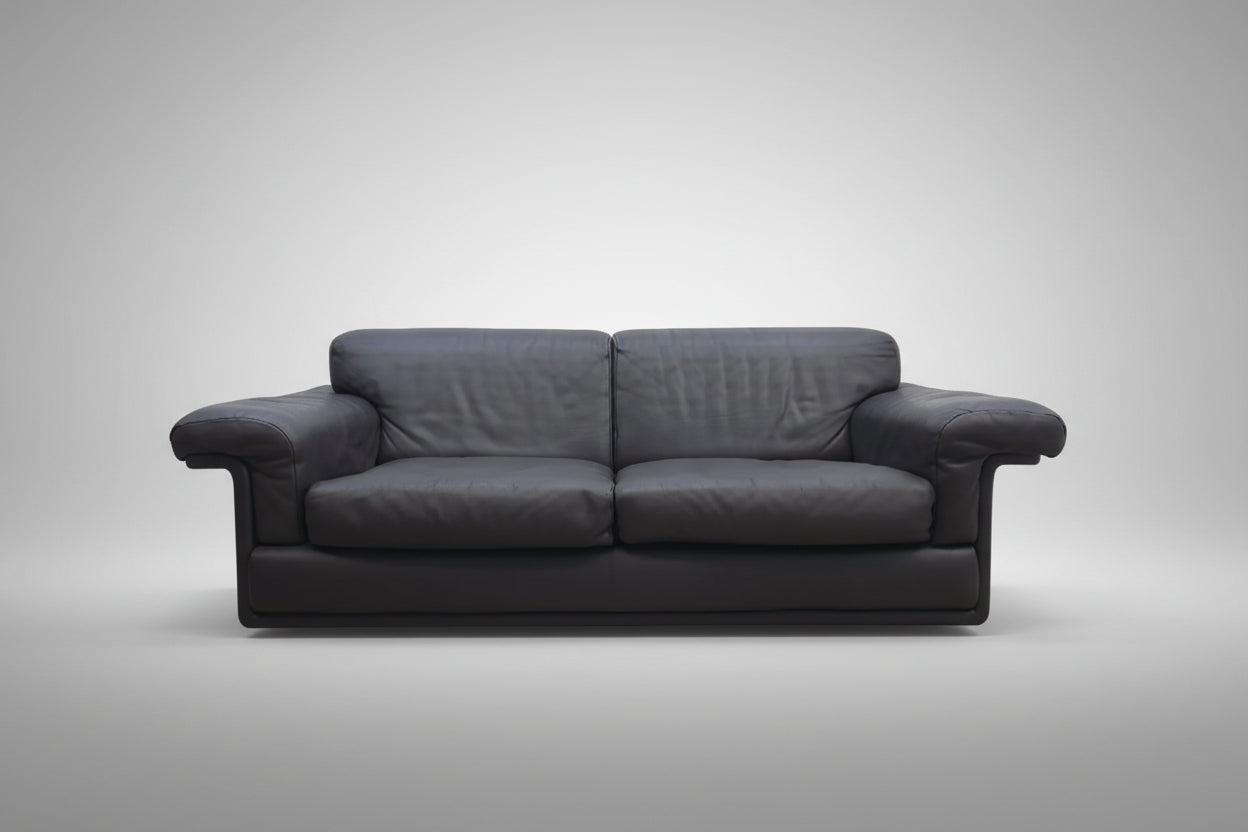De Sede DS-68 Braun Ledersofa Couch Vintage Ledercouch-De Sede-JSFurniture
