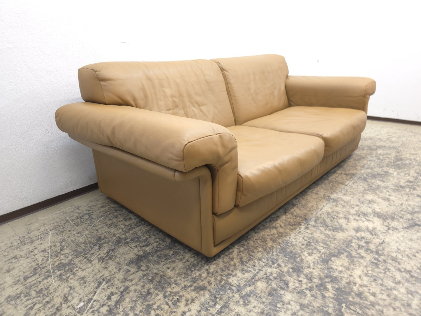 De Sede DS-68 Set Ledersofa Ledersessel Hocker-De Sede-JSFurniture