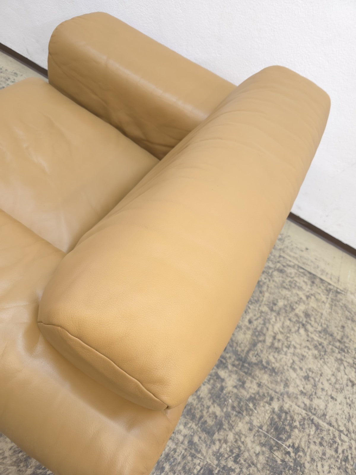 De Sede DS-68 Set Ledersofa Ledersessel Hocker-De Sede-JSFurniture