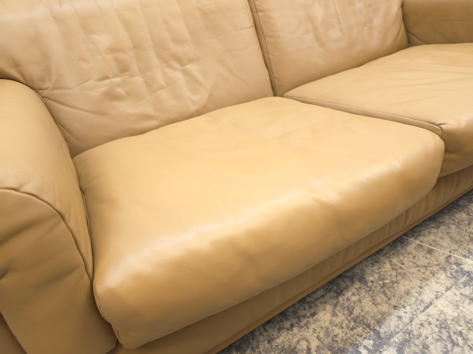 De Sede DS-68 Set Ledersofa Ledersessel Hocker-De Sede-JSFurniture