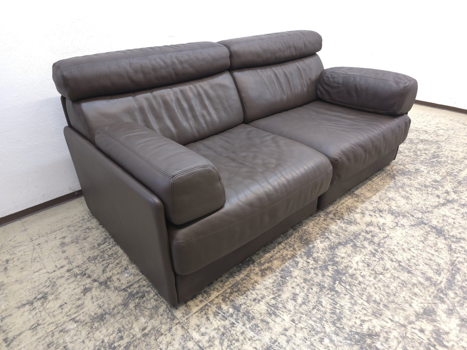 De Sede DS-77 Set Designersofa Daybed Braun-De Sede-JSFurniture