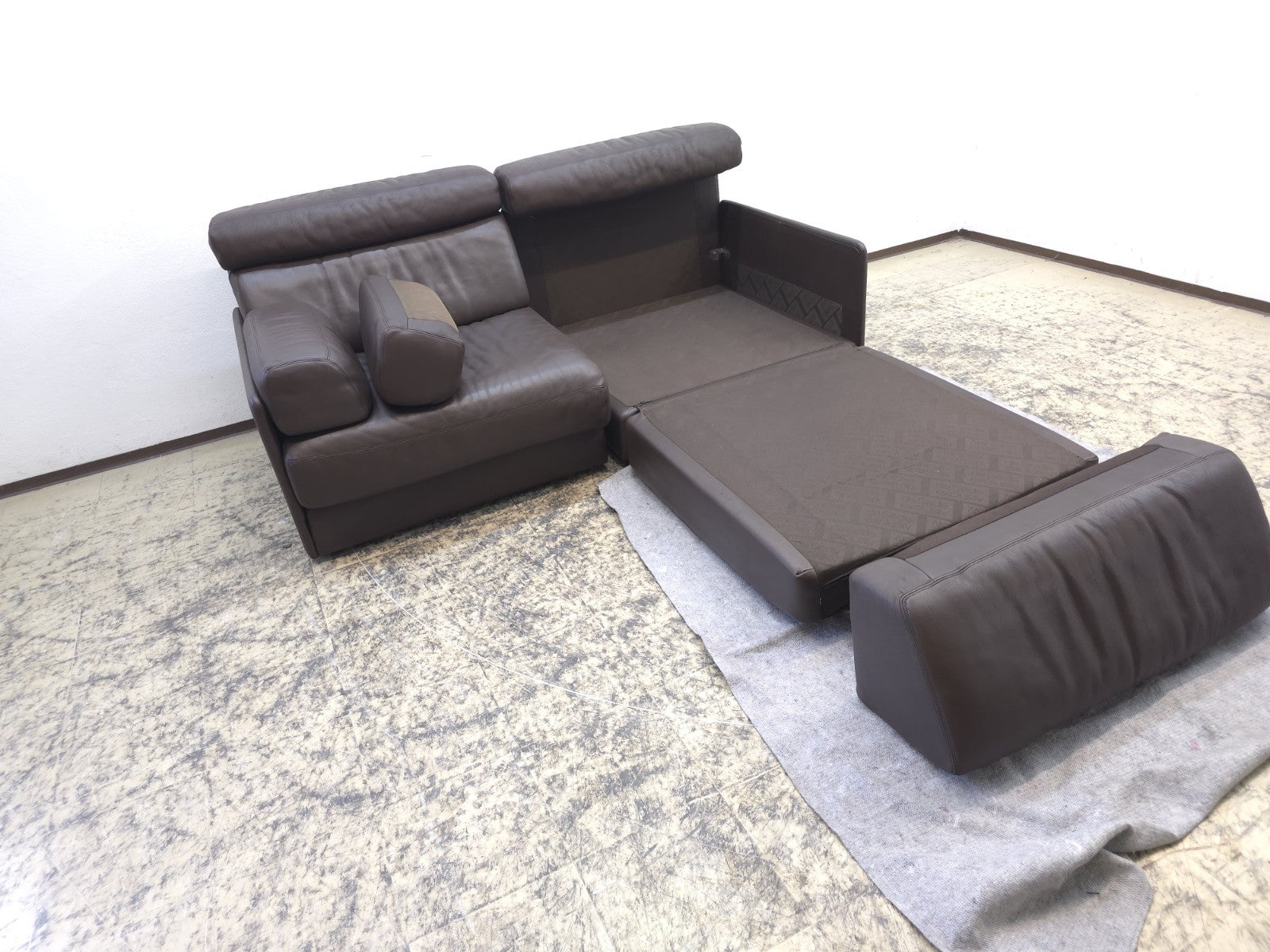 De Sede DS-77 Set Designersofa Daybed Braun-De Sede-JSFurniture