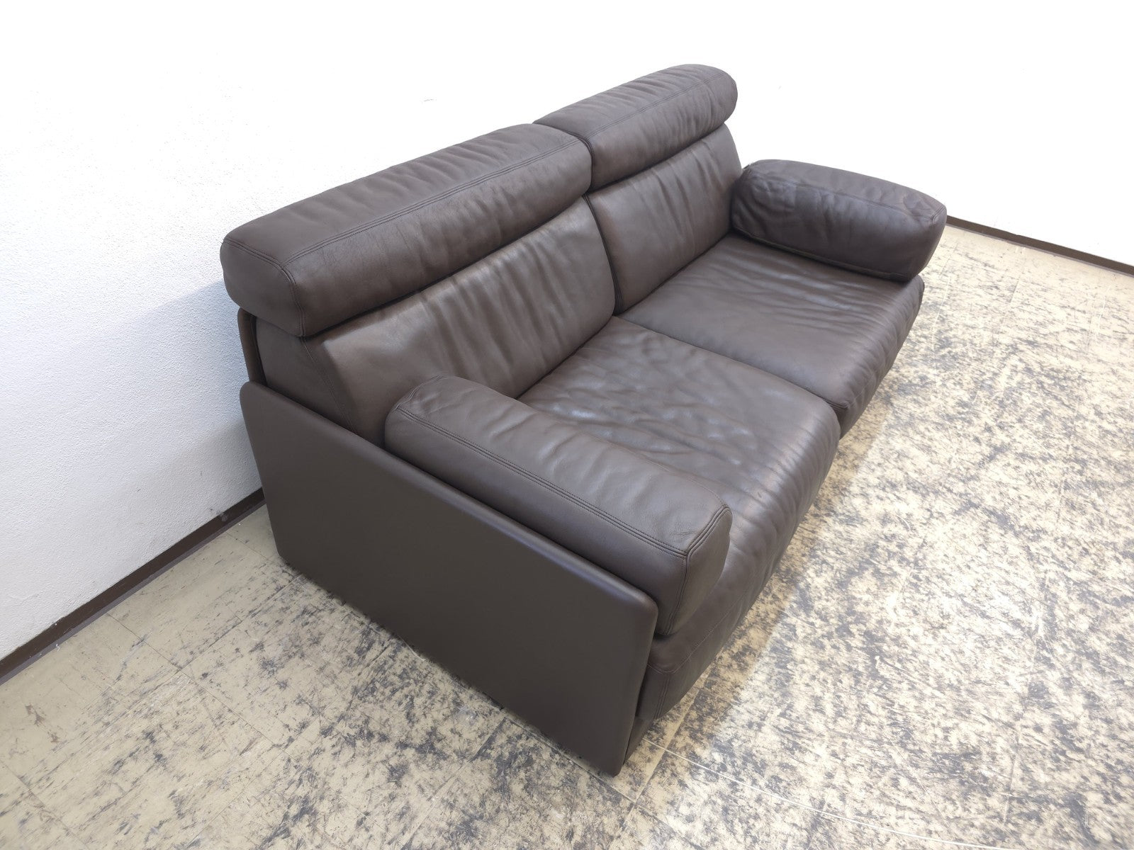 De Sede DS-77 Set Designersofa Daybed Braun-De Sede-JSFurniture