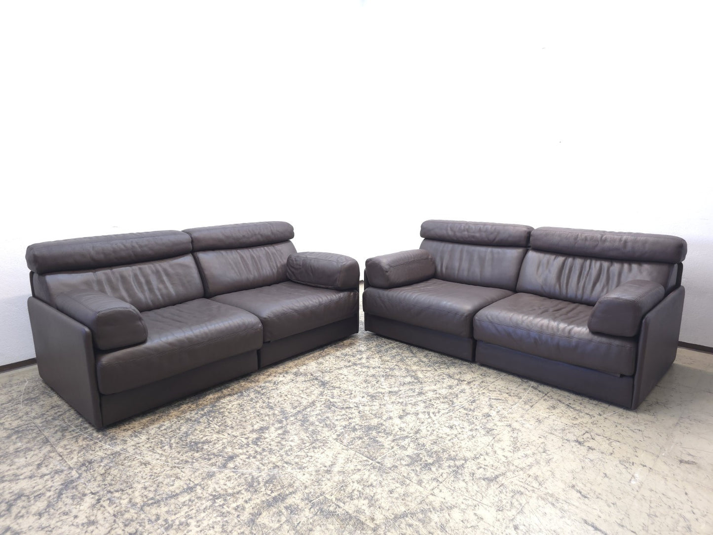 De Sede DS-77 Set Designersofa Daybed Braun-De Sede-JSFurniture