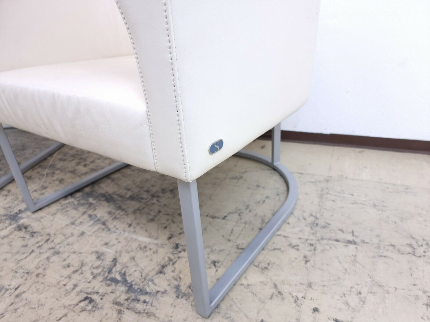 De Sede Ds 207 Sessel Designersessel Echtledersessel in Farbe cremeweiß #0012-De Sede-JSFurniture