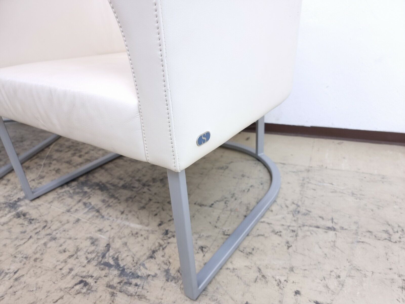 De Sede Ds 207 Sessel Designersessel Echtledersessel in Farbe cremeweiß #0012-De Sede-JSFurniture
