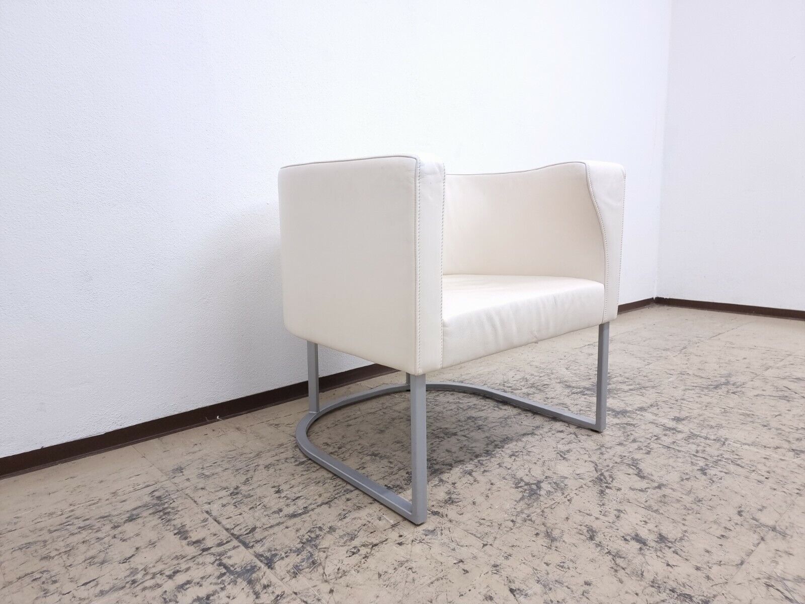 De Sede Ds 207 Sessel Designersessel Echtledersessel in Farbe cremeweiß #0012-De Sede-JSFurniture