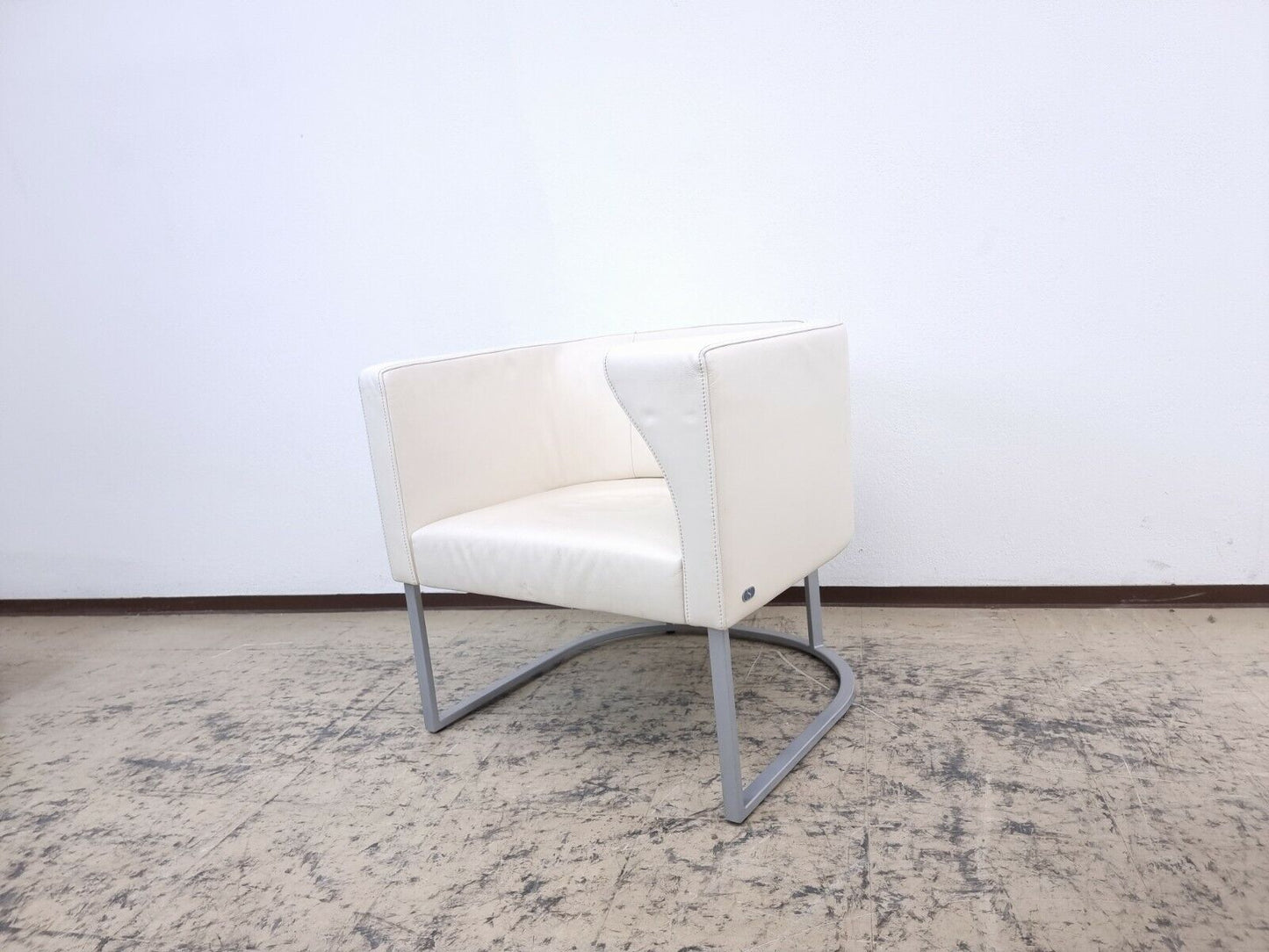De Sede Ds 207 Sessel Designersessel Echtledersessel in Farbe cremeweiß #0012-De Sede-JSFurniture
