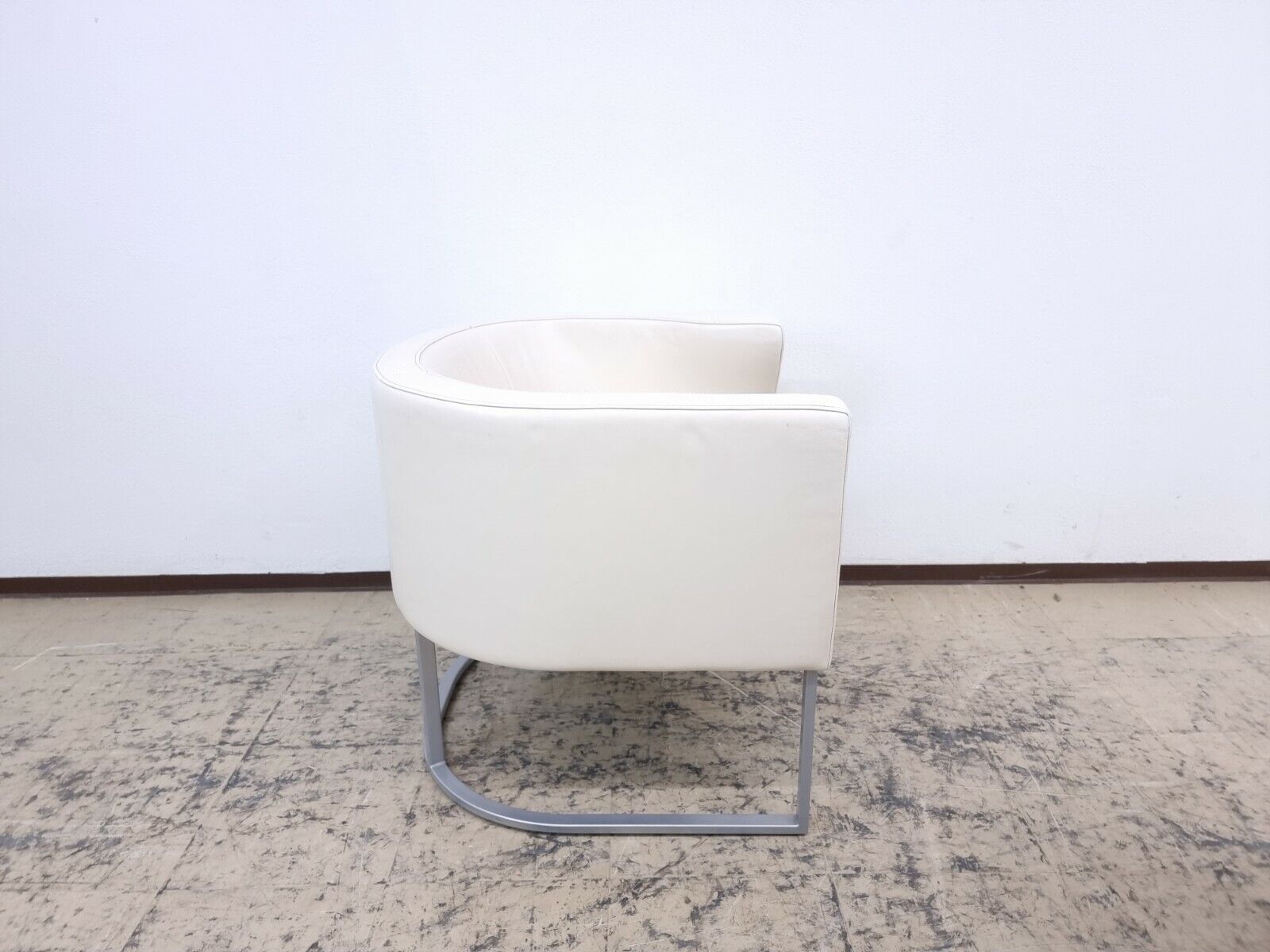 De Sede Ds 207 Sessel Designersessel Echtledersessel in Farbe cremeweiß #0012-De Sede-JSFurniture