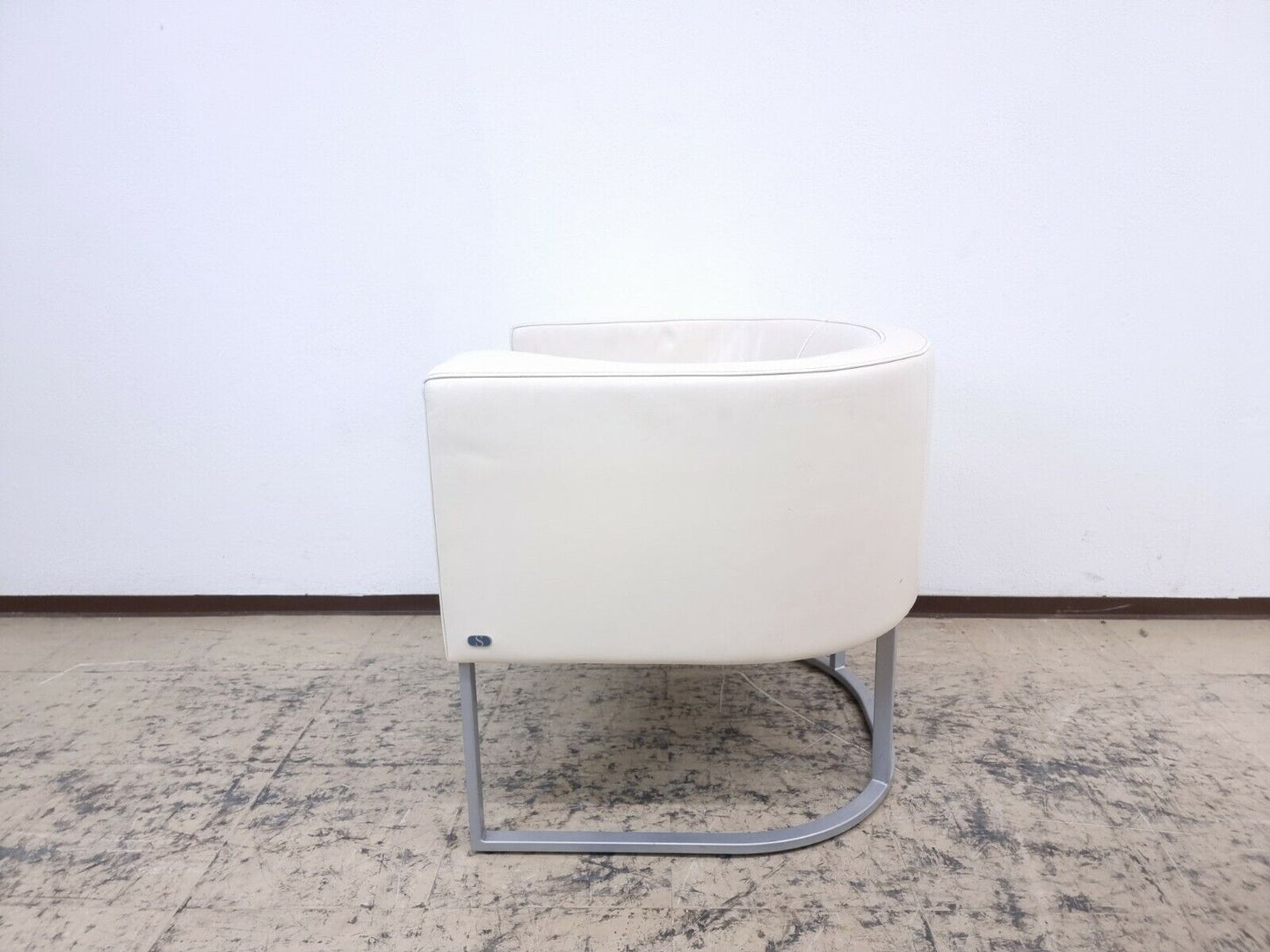 De Sede Ds 207 Sessel Designersessel Echtledersessel in Farbe cremeweiß #0012-De Sede-JSFurniture