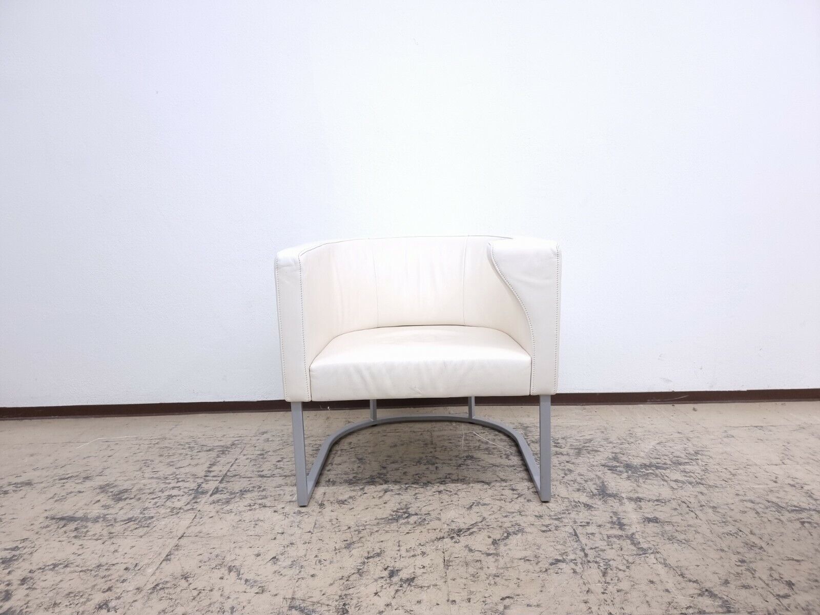 De Sede Ds 207 Sessel Designersessel Echtledersessel in Farbe cremeweiß #0012-De Sede-JSFurniture