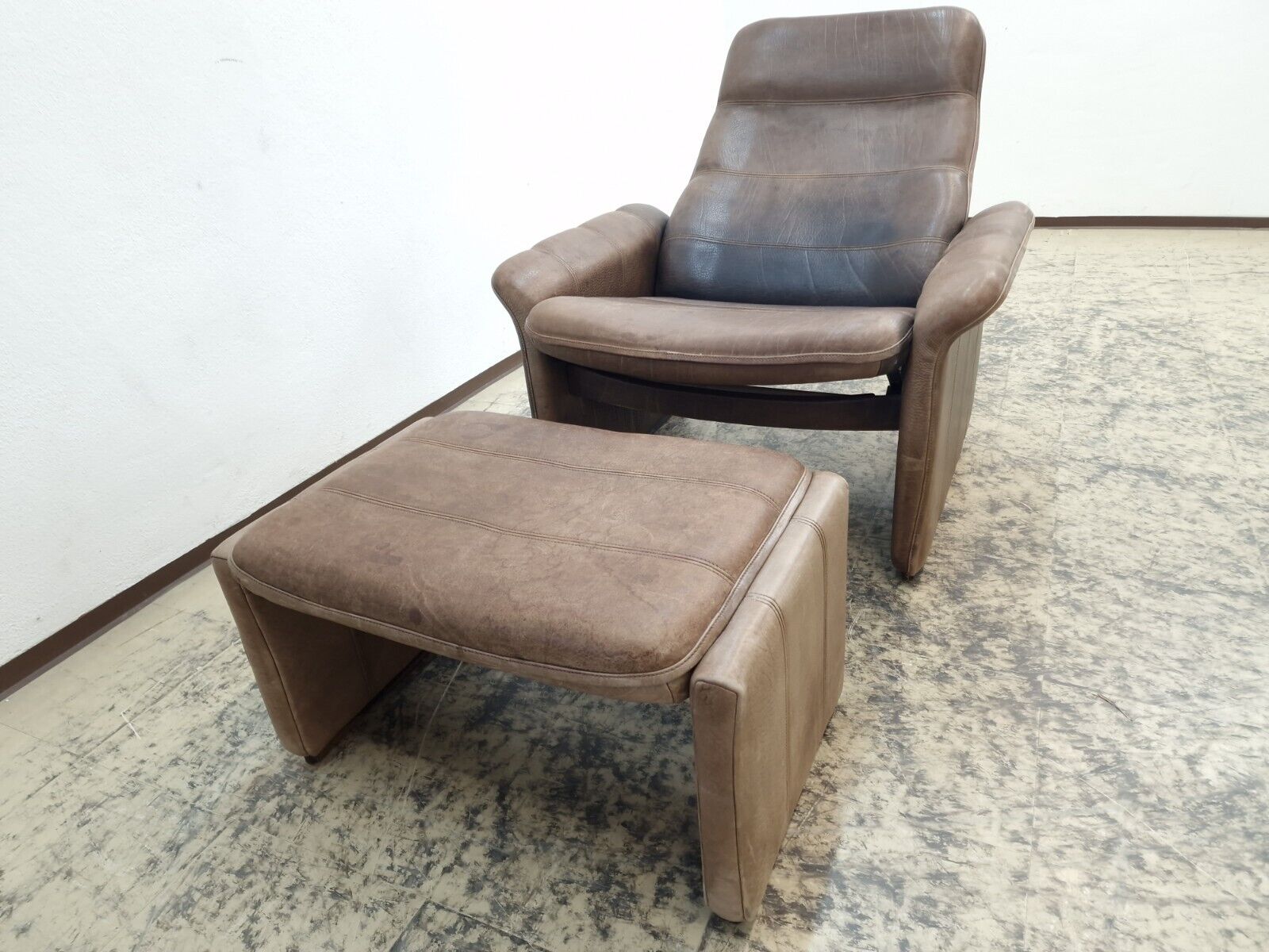 De Sede Ds 50 Designer Sessel Hocker Echtledersessel Chair Relaxsessel #0497-De Sede-JSFurniture