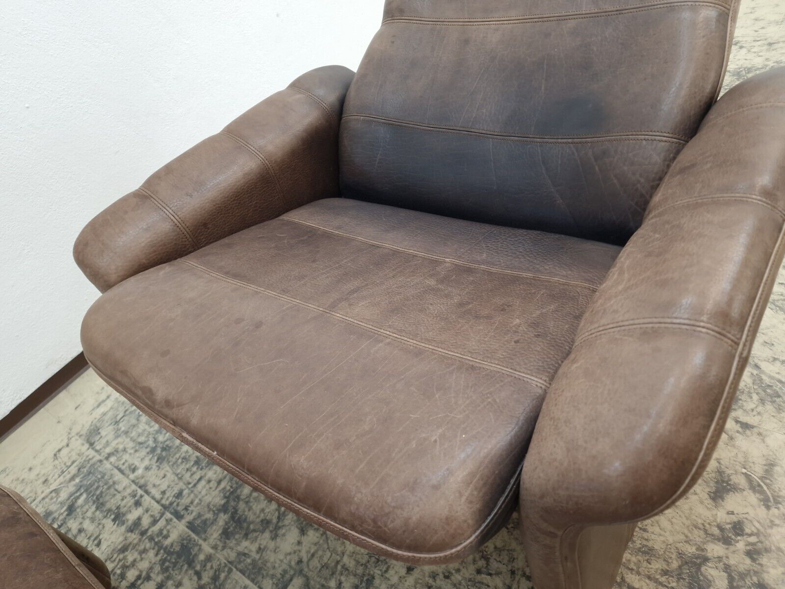De Sede Ds 50 Designer Sessel Hocker Echtledersessel Chair Relaxsessel #0497-De Sede-JSFurniture