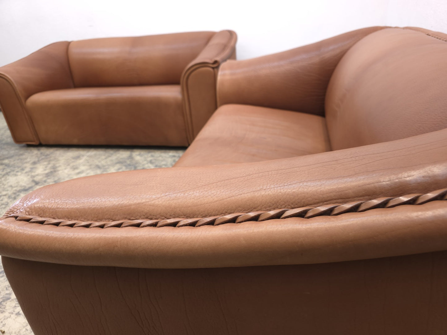 De Sede Ernst Lüthy Desede Garnitur Designersofa Ledersofa Couch Vintage-De Sede-JSFurniture