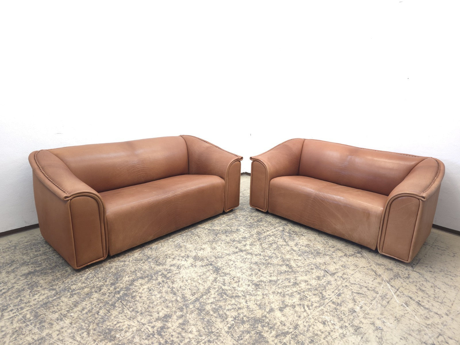 De Sede Ernst Lüthy Desede Garnitur Designersofa Ledersofa Couch Vintage-De Sede-JSFurniture